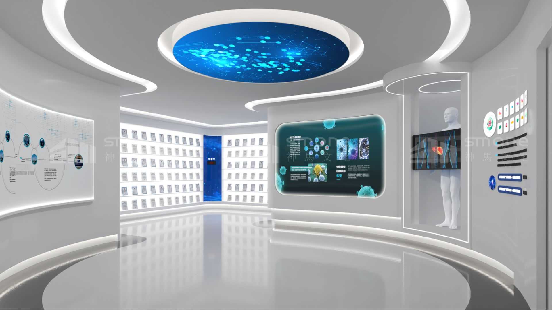 醫(yī)療器械展廳的 VR 手術模擬體驗設計｜干細胞展廳｜生物科技展廳