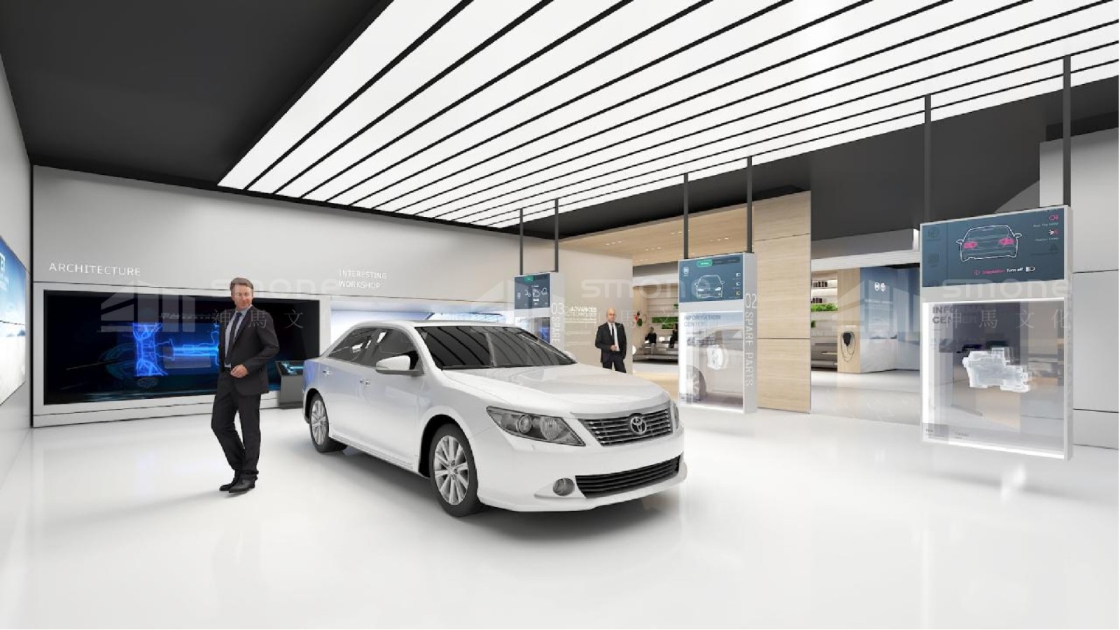 車企展廳如何靠設(shè)計(jì)年引流 20 萬采購(gòu)商｜企業(yè)展廳設(shè)計(jì)｜神馬文化